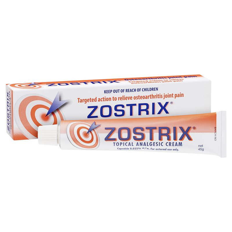 Zostrix 0.025% Topical Analgesic Cream 45g
