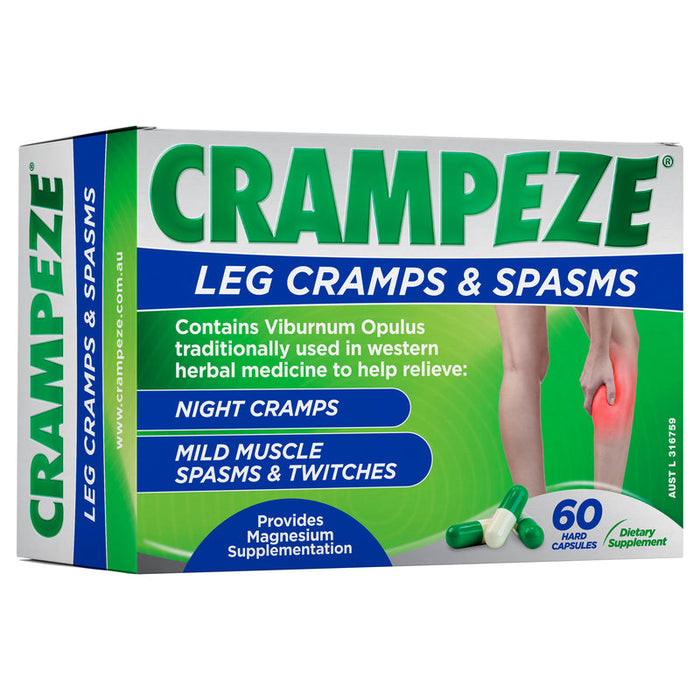 CRAMPEZE Leg Cramps & Spasms Night Capsules 60