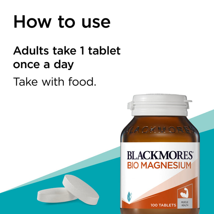 Blackmores Bio Magnesium Tablets 100