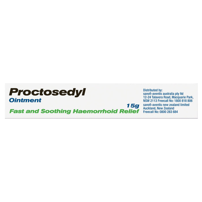 Proctosedyl Ointment 15g