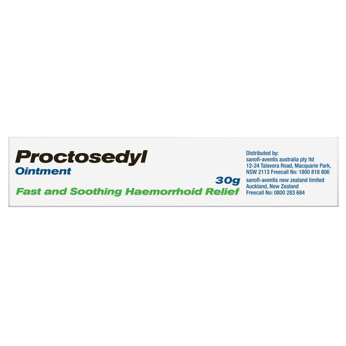 Proctosedyl Ointment 30g