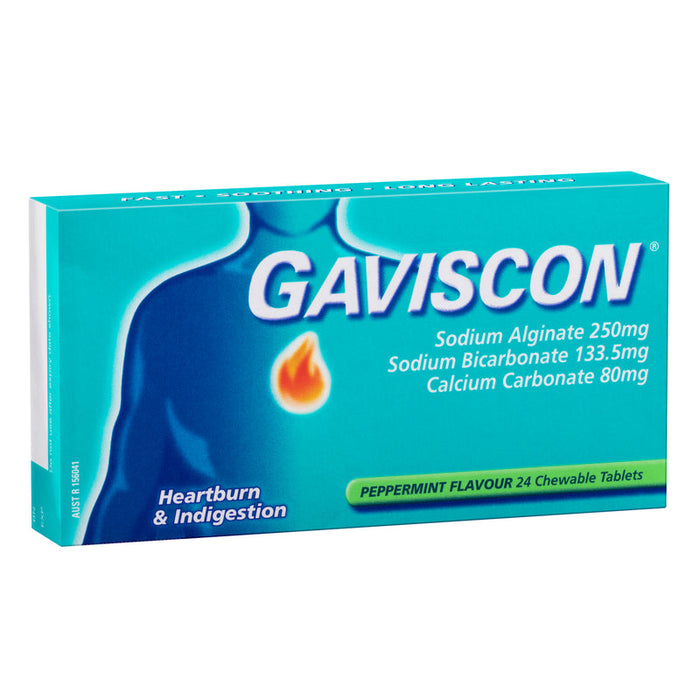 Gaviscon Tablets 24 - Peppermint