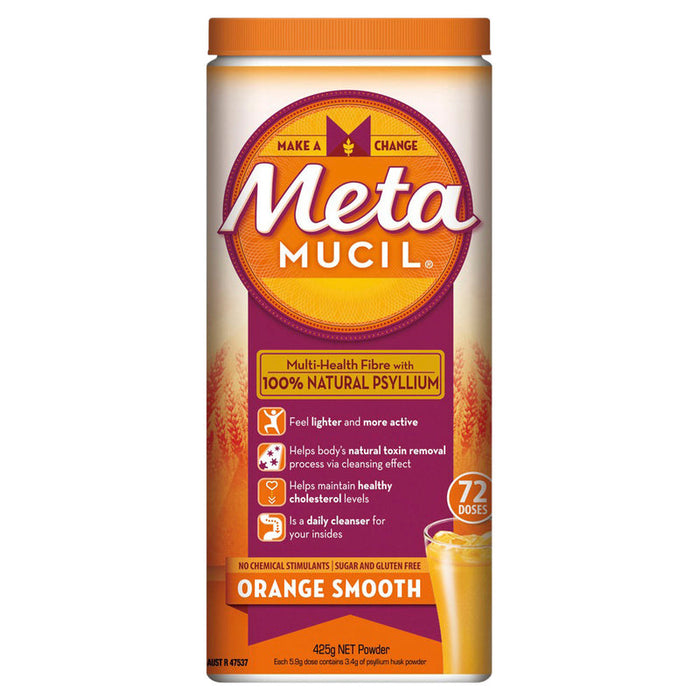 Metamucil Orange Smooth Powder 425g