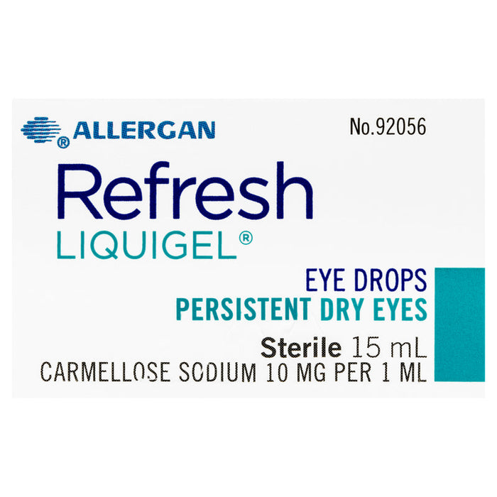 Refresh Liquigel Eye Drops 15 mL for persistent dry eyes.