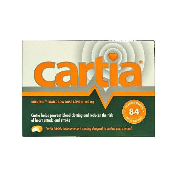 Cartia 100mg 84 Tablets