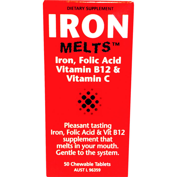 Iron Melts Tab 50 - melt in your mouth Iron tablets