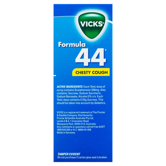 Vicks Formula 44 Chesty Cough Syrup 180ml