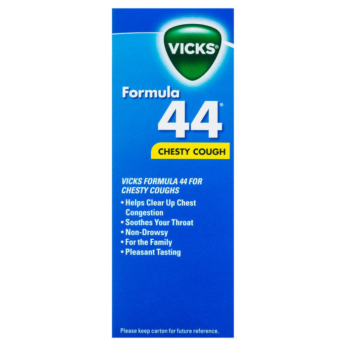 Vicks Formula 44 Chesty Cough Syrup 180ml