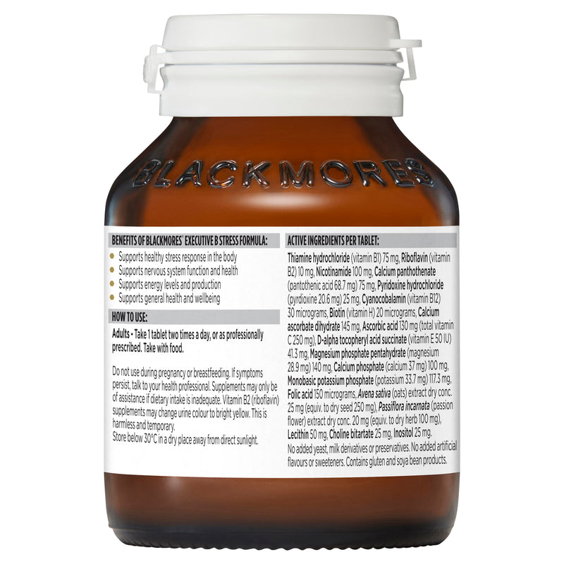 Blackmores Executive B Stress Formula Tablets 62