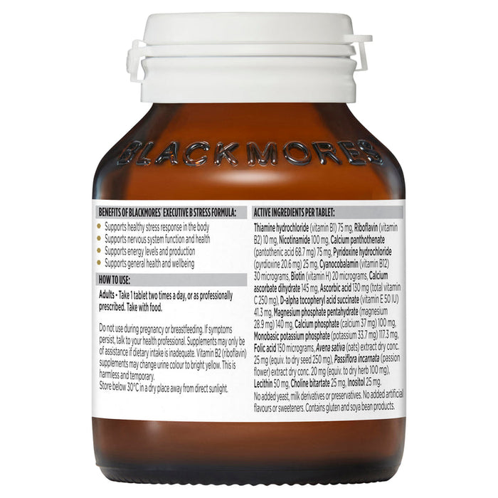 Blackmores Executive B Stress Formula Tablets 62