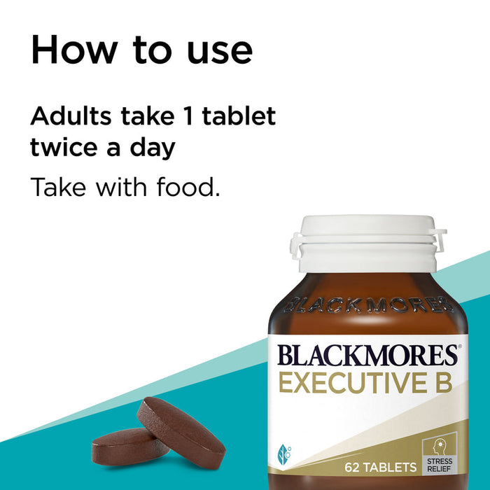 Blackmores Executive B Stress Formula Tablets 62