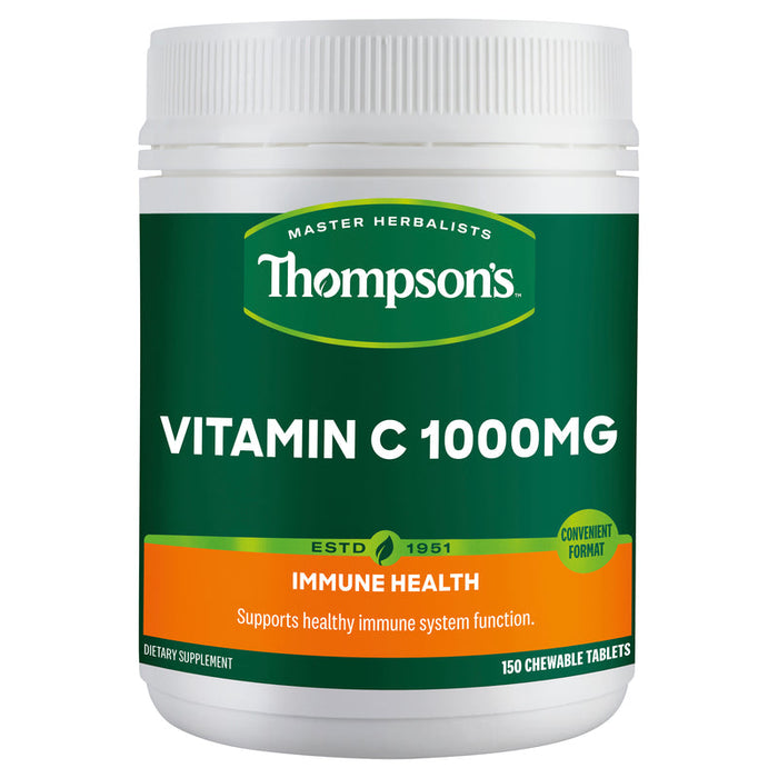 Thompsons Vitamin C 1000mg Chewable Tablets 150