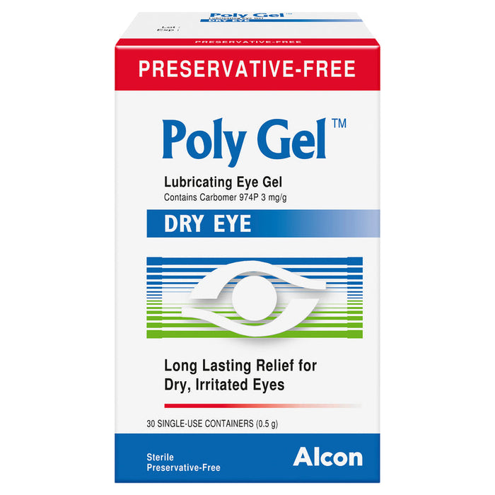 Poly Gel Lubricating Eye Gel SINGLE USE - Box of 30