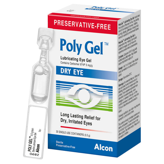 Poly Gel Lubricating Eye Gel SINGLE USE - Box of 30