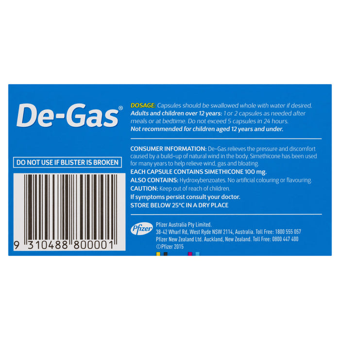 DE-Gas Capsules 24