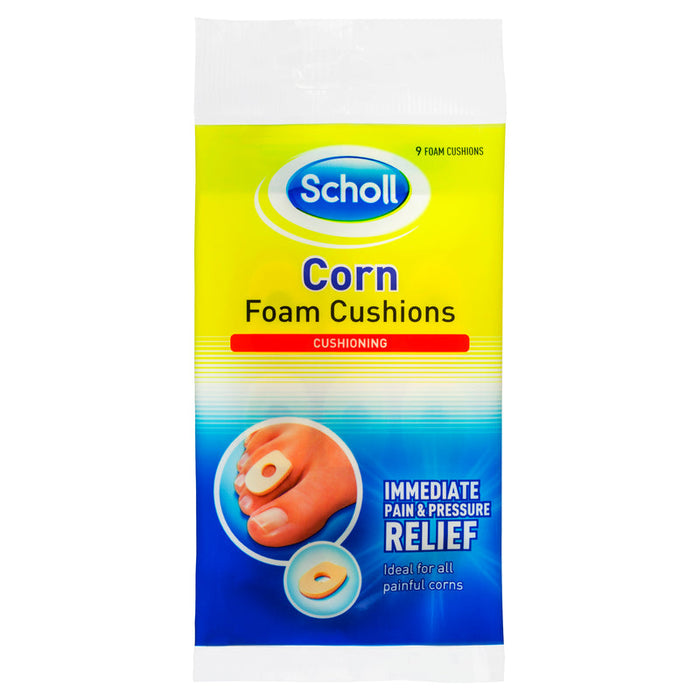 SCHOLL Corn Cushion Foam Oval 9pk