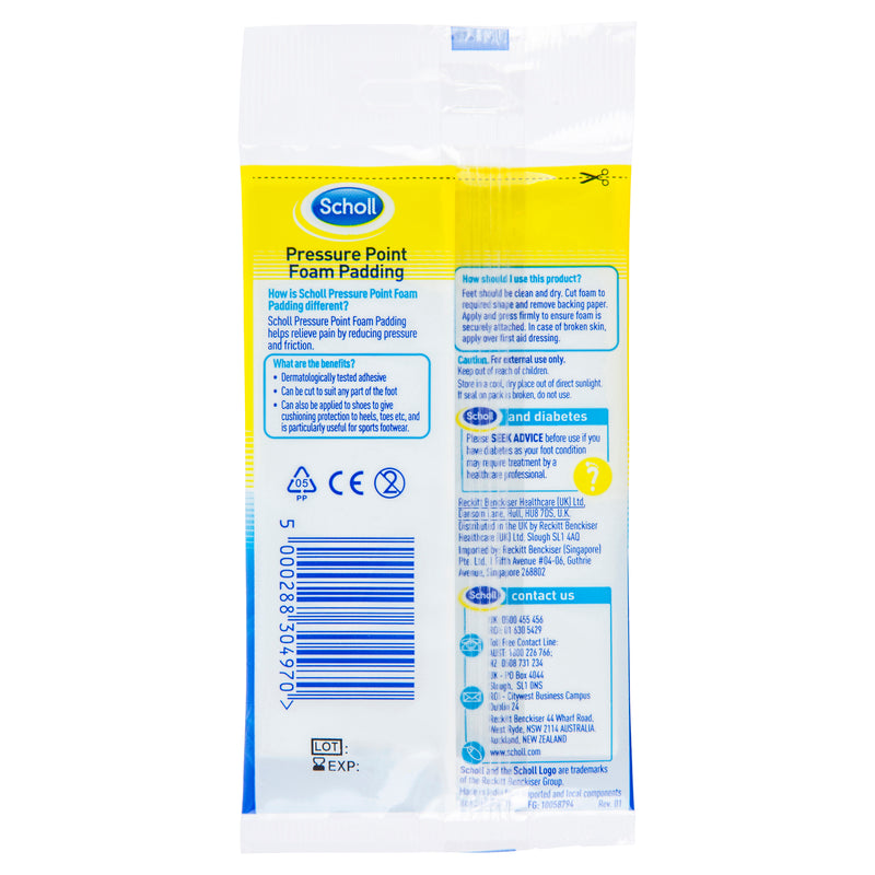 Scholl Pressure Point Foam Padding