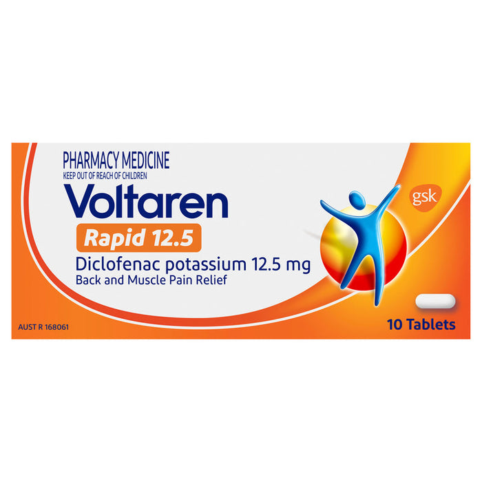 Voltaren Rapid 12.5mg Tablets 10