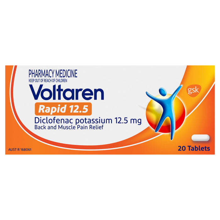 Voltaren Rapid 12.5mg Tablets 20