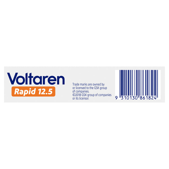 Voltaren Rapid 12.5mg Tablets 20