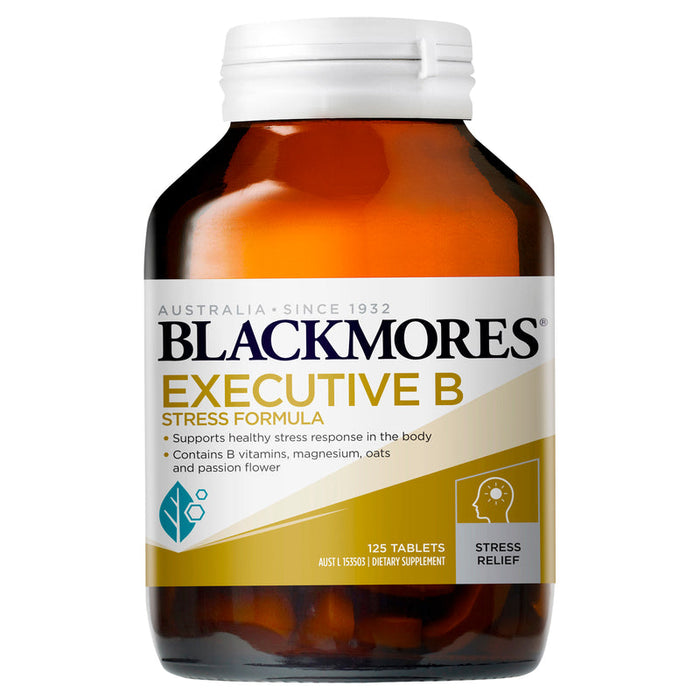 Blackmores Executive B Stress Formula Tablets 125