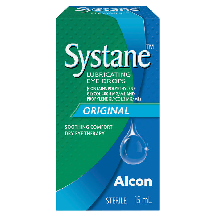 Systane Original Lubricating Eye Drops 15mL for Dry Eyes