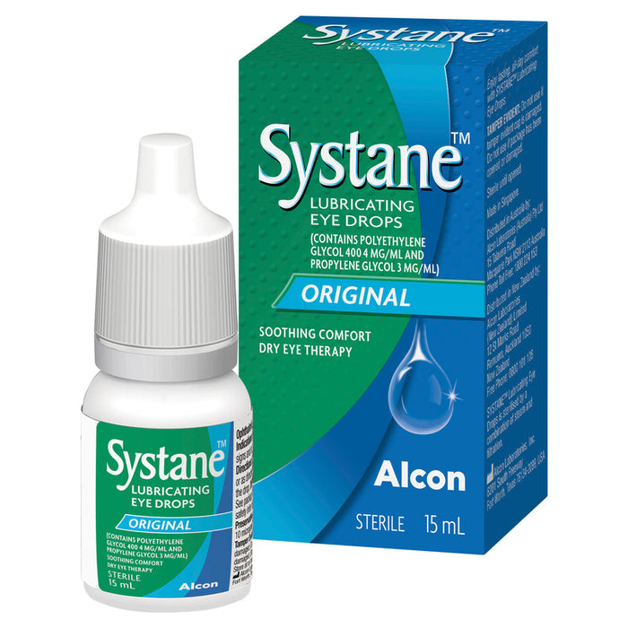 Systane Original Lubricating Eye Drops 15mL for Dry Eyes