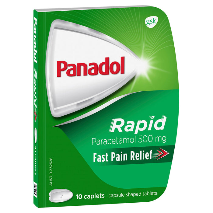 Panadol Rapid Caplets 10 HandiPack