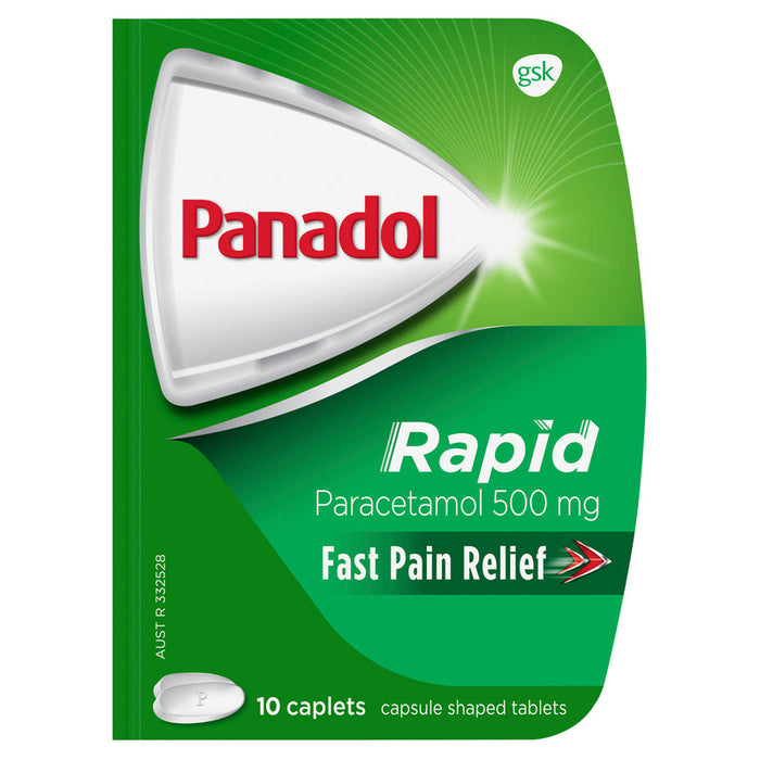 Panadol Rapid Caplets 10 HandiPack