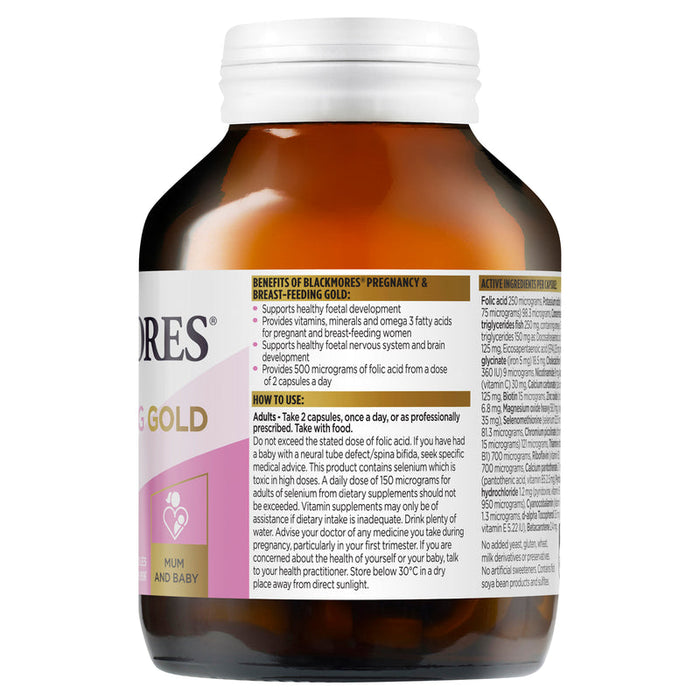 Blackmores Pregnancy & Breastfeeding Gold 120 Capsule