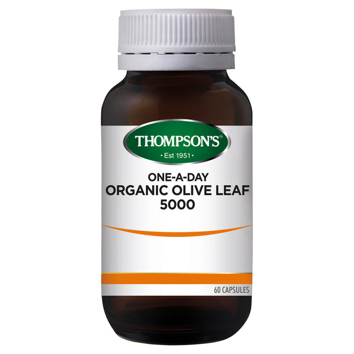 Thompsons Organic Olive Leaf 5000 One-a-Day Capsule 60