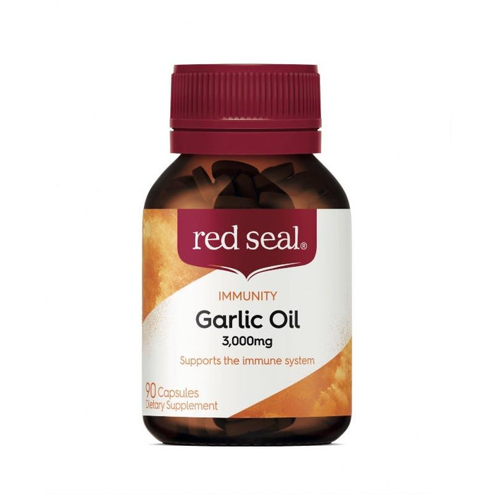 Red Seal Garlic Oil 3000mg Capsules 90