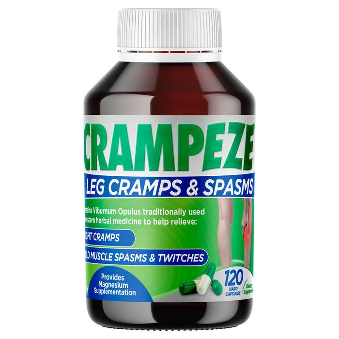 CRAMPEZE Leg Cramps & Spasms Night Capsules 120