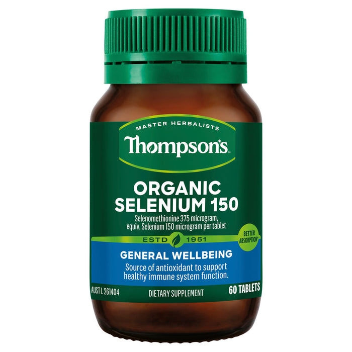 Thompsons Organic Selenium 150 Tablets 60