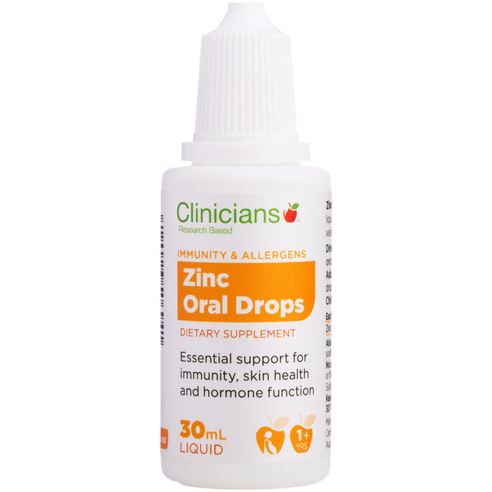 Clinicians Zinc Oral Drops (1mg/drop) 30ml