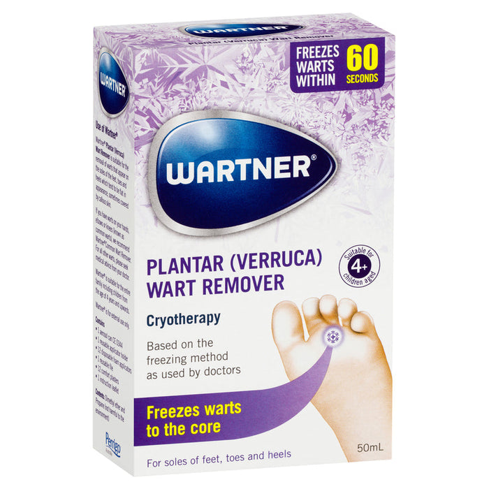 Wartner Plantar Wart Remover Cryotherapy Aerosol Spray 50ml