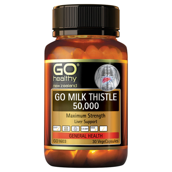 GO Healthy GO Milk Thistle 50,000 Capsules 30