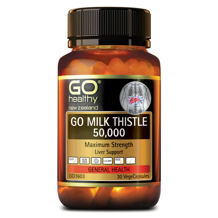 GO Healthy GO Milk Thistle 50,000 Capsules 30