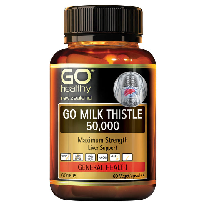 GO Healthy GO Milk Thistle 50,000 Capsules 60