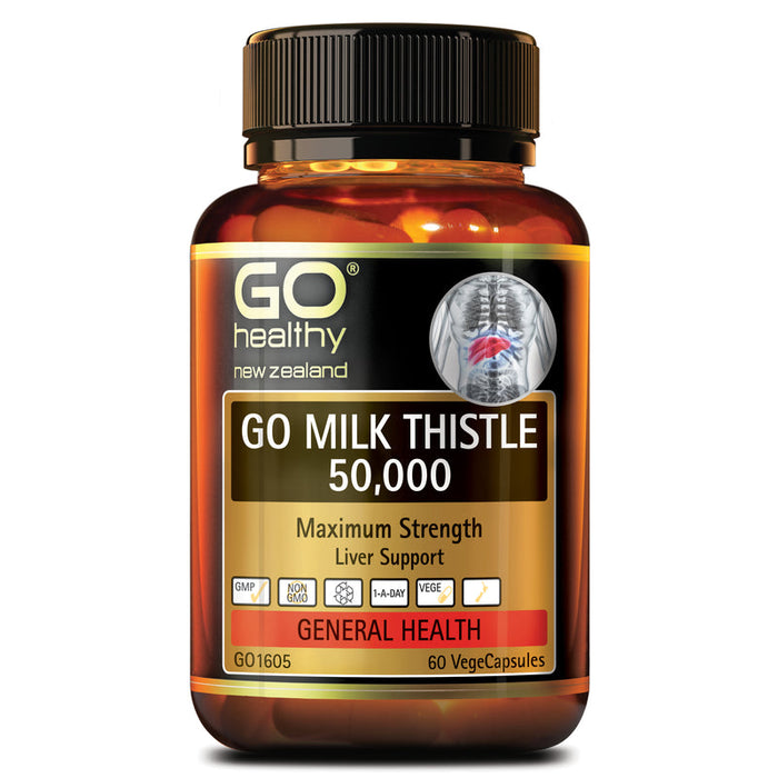 GO Healthy GO Milk Thistle 50,000 Capsules 60