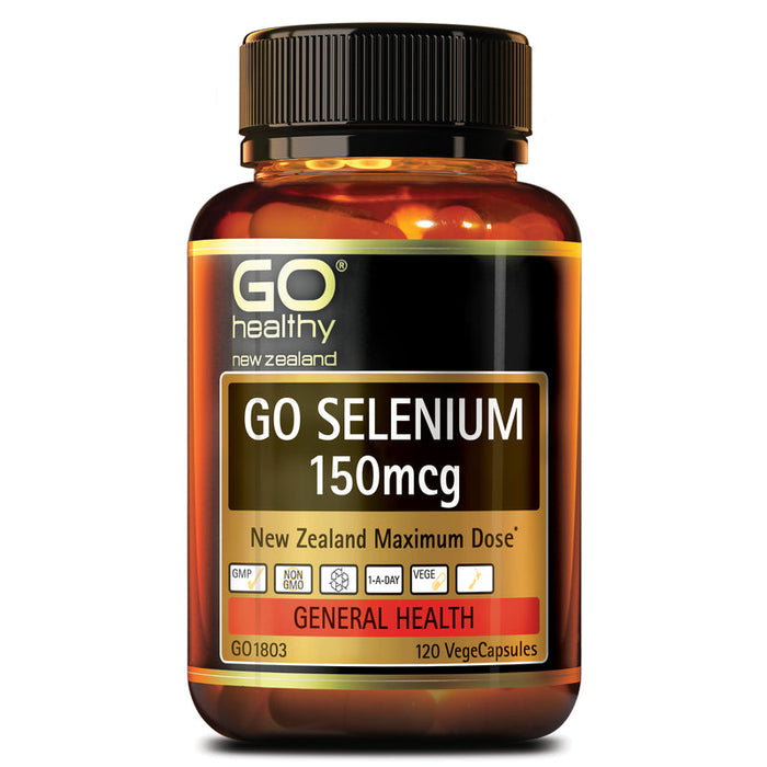 GO Healthy GO Selenium 150mcg Capsules 120