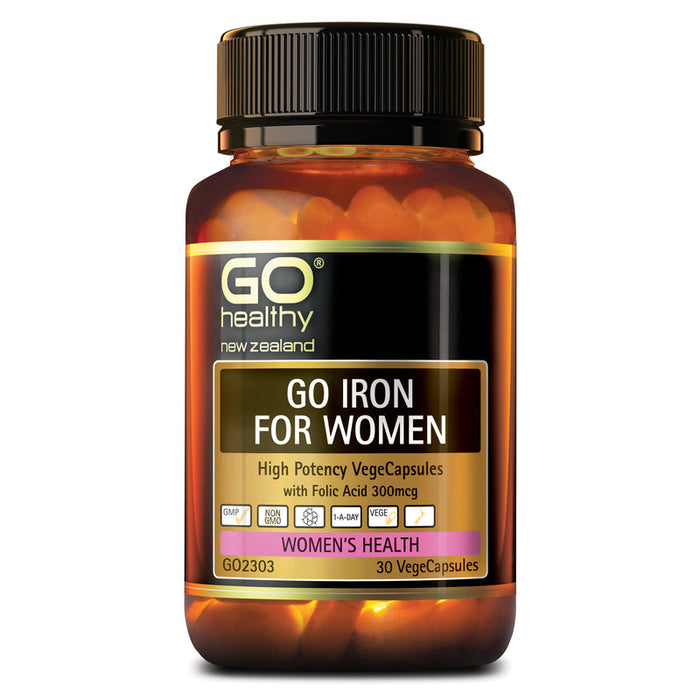 GO Healthy GO Iron for Women Capsules 30