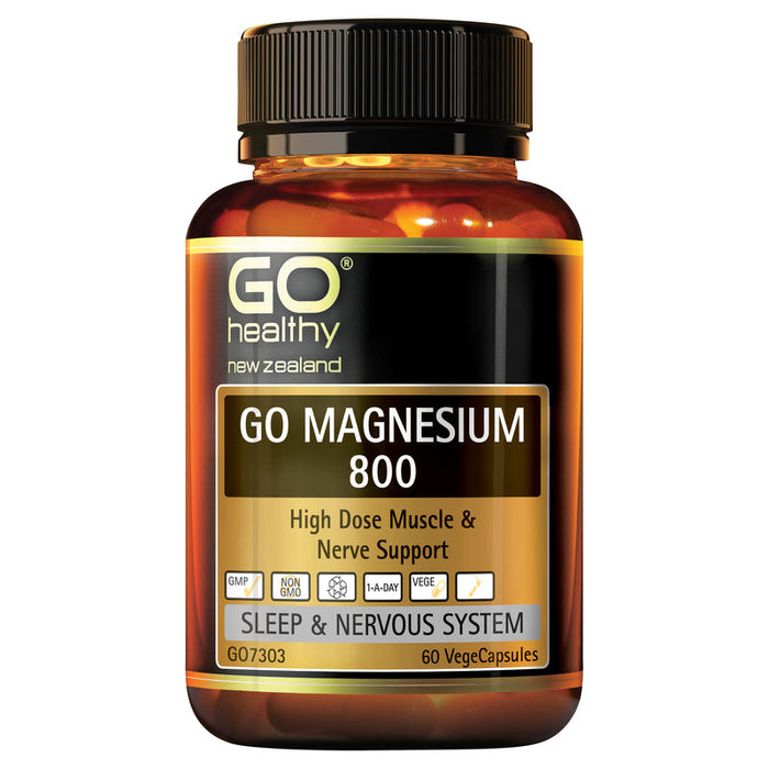 GO Healthy GO Magnesium 800 Capsules 60