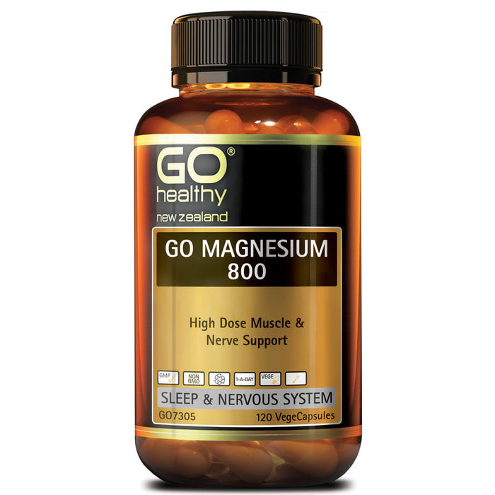 GO Healthy GO Magnesium 800 Capsules 120