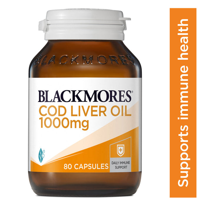 Blackmores Cod Liver Oil 1000mg Capsules 80