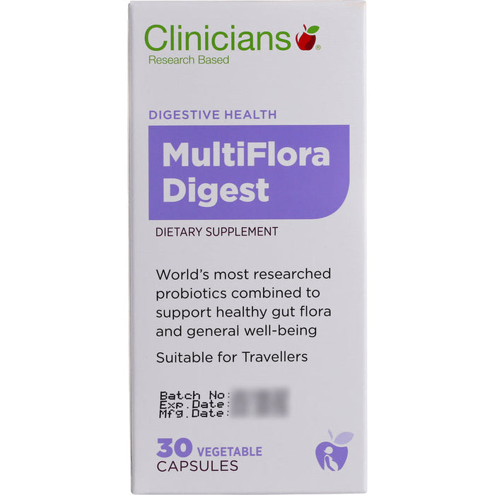 Clinicians Multiflora Digest Capsules 30