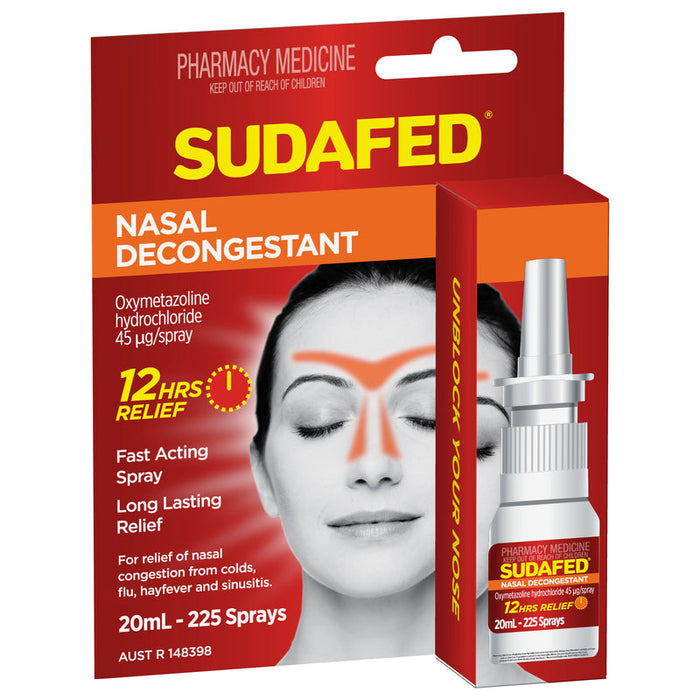 Sudafed Nasal Decongestant Spray 20ml