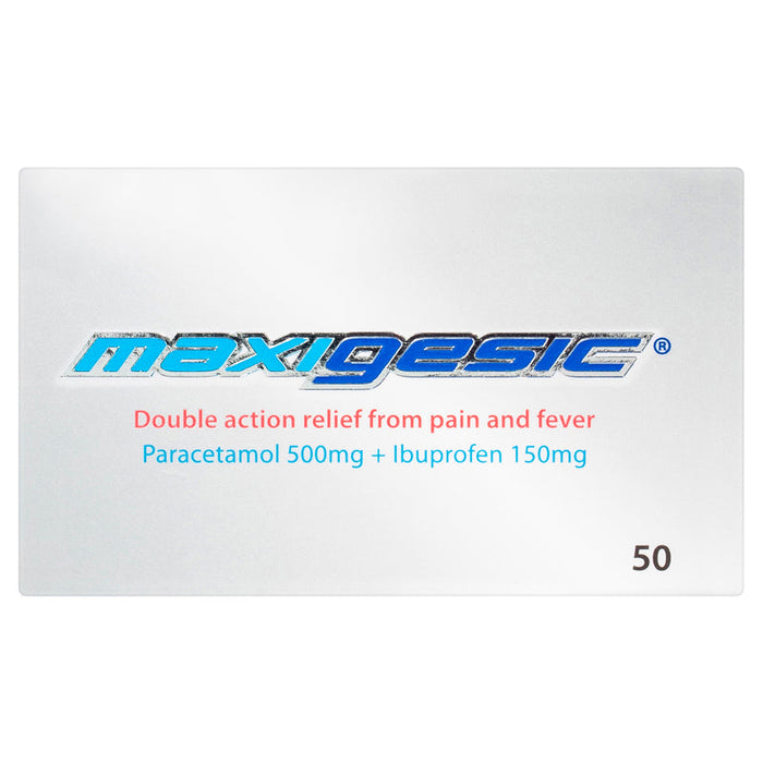 Maxigesic Double Action Pain Relief Tablets 50