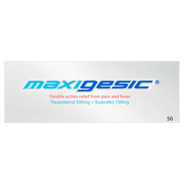 Maxigesic Double Action Pain Relief Tablets 50