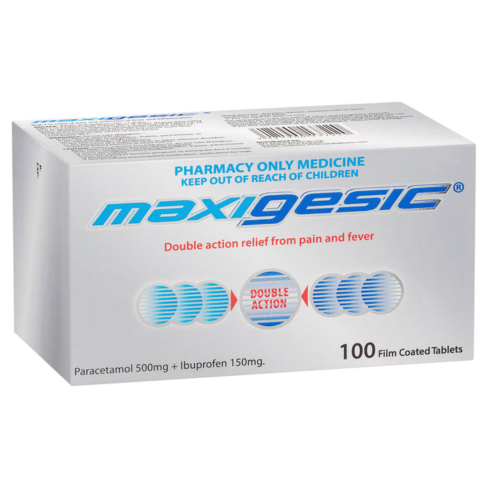 Maxigesic Double Action Pain Relief Tablets 100